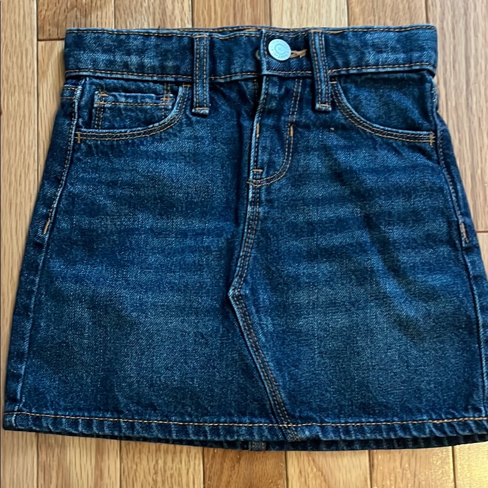Old Navy Kids Denim Skirt - Dark Blue